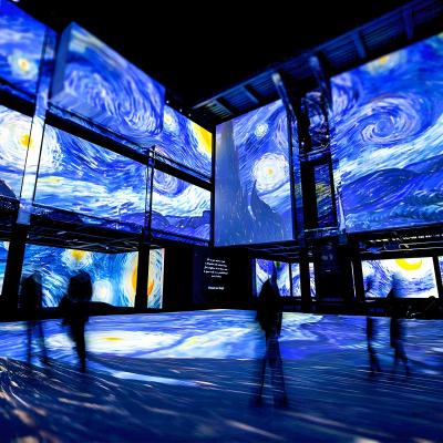 Cina Sistema di proiezione video per pavimenti per pareti per parchi giochi interni Proiezione immersiva in vendita