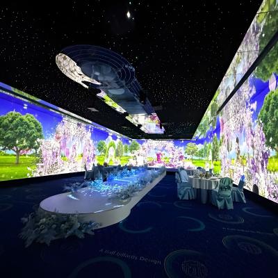 Cina Multi Tematiche Immersive Interattivo Sala da pranzo Proiettore Scene Esperienza Ristorante in vendita