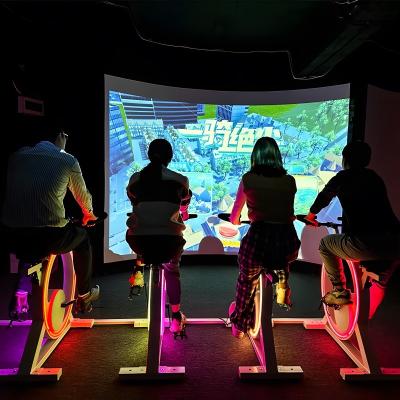 China Bicicleta dinámica Parque al aire libre interior Parque de juegos Ejercicio Ar Juego de deportes interactivo en venta