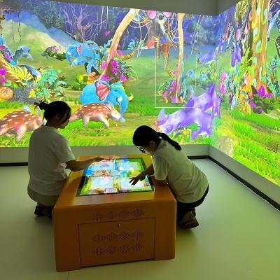 Cina Educazione Interattivo Touch Screen Tavolo Interattivo Proiezione a Parete Gioco in vendita