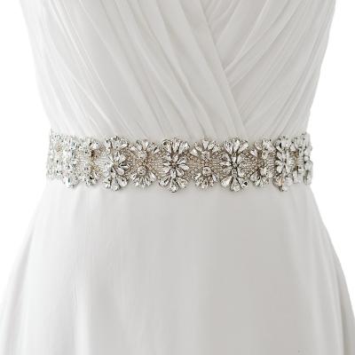 China Flatback Rhinestone Applique Bridal Rhinestone Belt Buckle Rhinestone Trimming for sale