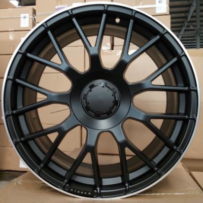 China ALLOY 19 inch wheels mattblack wheels machin lip wheels for sale