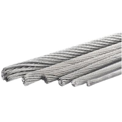 China Good Tension And Durability Wire Rope 316 7x19 Stainless Steel Wire Rope 6mm 8mm 10mm 12mm for sale