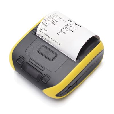 China Black And White Handheld 80mm Thermal Receipt Printer Barcode Label Printer for sale