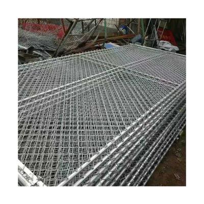 China Easily Assembled Australia High Quality Galvanized Wire And Galvanized Pipe Temporary Fence for sale