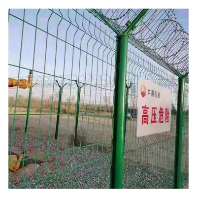 China Hot Selling Type Galvanized Wire PVC Impregnation Fishing Column 3D Folding Welded Fence From China for sale