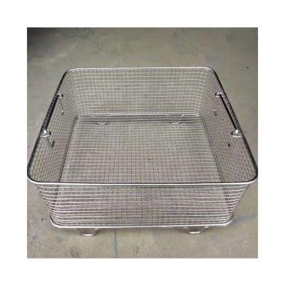 China High Quality Low Price 11*23cm Stainless Steel Net Drink/Food Basket For Washing Fruit Vegetables for sale