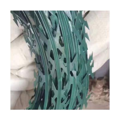 China Galvanized Sheet Iron Barbed Wire Shielding Mesh Anti Rust Razor Barbed Wire Mesh For Sale for sale