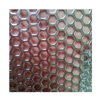 China Galvanized Sheet China Factory Silver 1*2m Galvanized Net Perforated Metal Punch Netting for sale