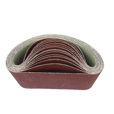 China Cleaning of welding seams 100*610mm GXK51 aluminum oxide abrasive sanding belt abrasive 4x24 inch p80 for grinding wood for sale