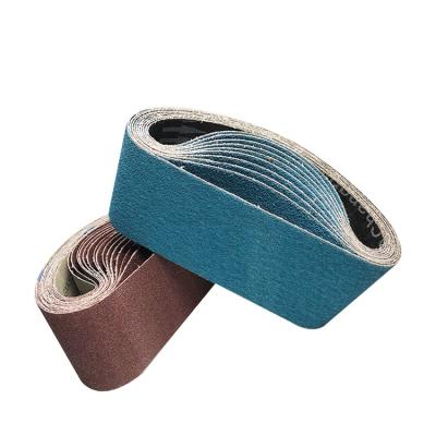 China Polishing metal 200*750mm abrasive polishing lap Joint Zirconia Floor Sanding Belt metal polishing coated abrasive belt for sale