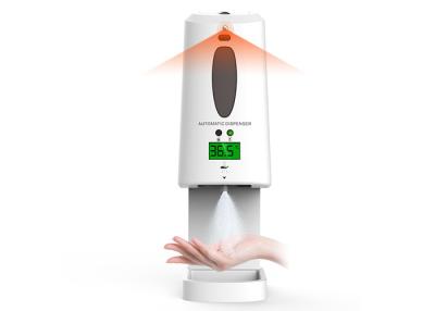 China mão 1.3L automática que Sanitizing o distribuidor com função de medição da temperatura à venda