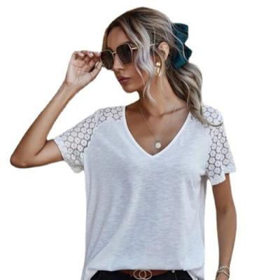 China Wholesale Women T-shirts Summer Anti-wrinkle Causal Two-Piece Set Shorts Sheath Oversized T-shirt Women Blouse for sale