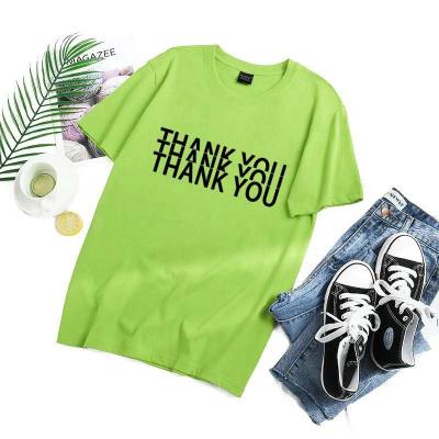 China Anti-Wrinkle Manufacturer Custom Design O Neck Short Sleeve 100% Cotton Casual T Shirts With Letter Print for sale