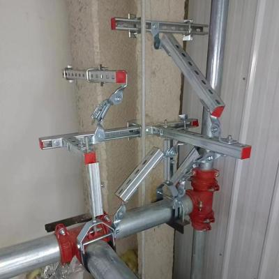 China Stainless Steel Polished Seismic Brace Bracket For Enhanced Durability And Load Capacity for sale