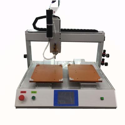 China High Level High Speed CE Approved Desktop Automatic Hot Melt Glue Dispenser For Electronic Industry for sale