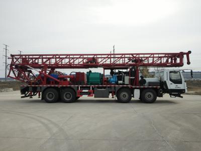 China 1000m truck-mounted drilling rig for hydrological wells, coal seam hole, grouting holes, geothermal wells en venta