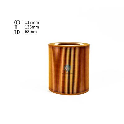 China Building Material Stores Screw Air Compressor Parts Air Filter Element C1250 1613872000 for sale