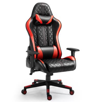 China Metal Adjustable Comfortable Ergonomic Modern Swivel Extended (Height) Chair Gaming Executive Leather Chair for sale