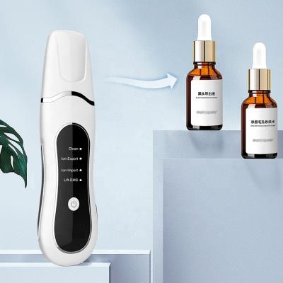China Amazon's Bestselling Black Head Removal For Skin Care Blackhead Removal Pore Scrubber Ultrasonic Skin Spatula Face Cleansing Scrubber for sale