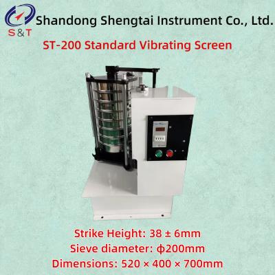 Cina ST-200 tipo di tocco schermo vibrante standard macchina schermo strato 2-7 rotazione corsa 25mm in vendita