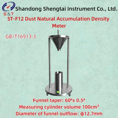 Cina 100 cm3 Volume Densità di accumulo naturale di polvere GB/T16913.3 Funnel Taper 60°± 0.5° in vendita