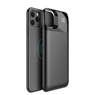 China 5000mAh Rechargeable Power Bank Case Portable Wireless Charging Protector Charging Wireless Charger For iPhone 11pro for sale