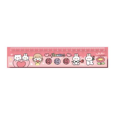 China Office School Rulers Most Popular Ruler Fruit Shaped Colorful Cute Cartoon For Kids Acrylic Ruler for sale