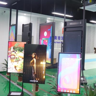 China 55 Inch Dual Side Window LCD Display High Brightness Indoor Electronic Signs Shop for sale