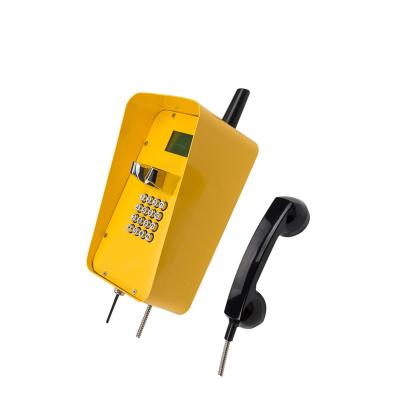 China Yellow Waterproof Aluminum Alloy GSM Card Can Be Inserted Into Card POE Power VOIP Phone JWAT701 JWAT701 for sale