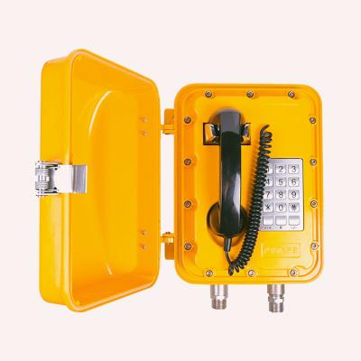 China Joiwo Yellow JWBT820 JWBT820 Full Keyboard Anti-Violence Customized IP Explosion Proof Analog Telephone for sale