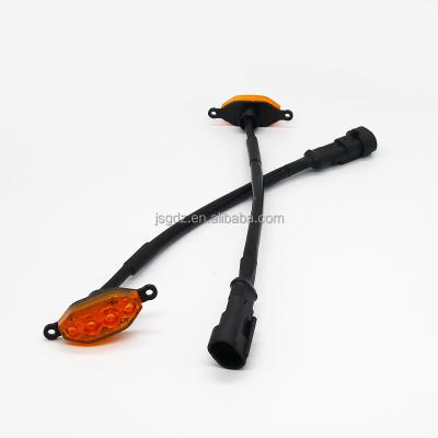 China LED Front Grill Light 12V 4leds 3014 SMD Car Grille Led Lamp Automotive Parts JR-ZWRXD-4leds for sale