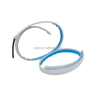 China 12V 24V 65 Flexible Waterproof Neon Strip Light Decoration Colorful Led Flashing Lighting With Controller JR-LGL-7C for sale