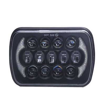China Factory Price Aluminum 7 Inch Adjust Spotlights Aluminum Car Front Headlight Vehicle Work Light for sale