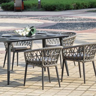 China Waterproof Outdoor Furniture Garden Rattan Sofa Set Patio With Cushion for sale