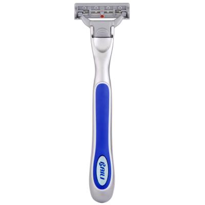 China Ergonomic Design Home use Women / Men Triple Blade Razor for shaving for sale