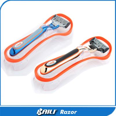 China Colorful Metal Handle Multi / Single Blade Razor For Men Gromming Shaving for sale