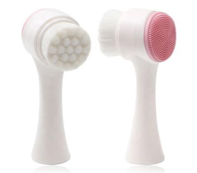 China Pore Facial Face Brush Blood Vessel Removal Manual Control Body Cleaning Brush for sale