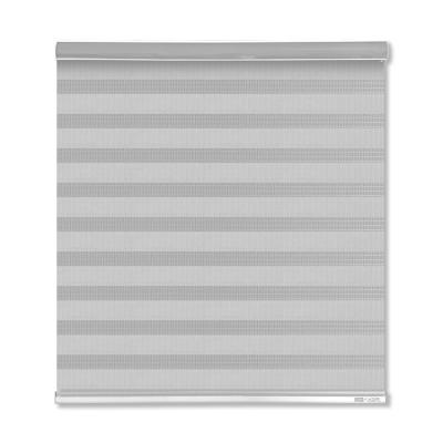 China Traditional Smart Home Automatic Remote Control Window Shades Double Blackout Fabric Zebra Blinds for sale
