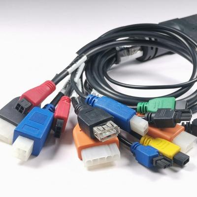 China Plastic Rubber Motor Plug Custom Wire Connector Electrical Metal Motor Wiring Harness Cable for sale