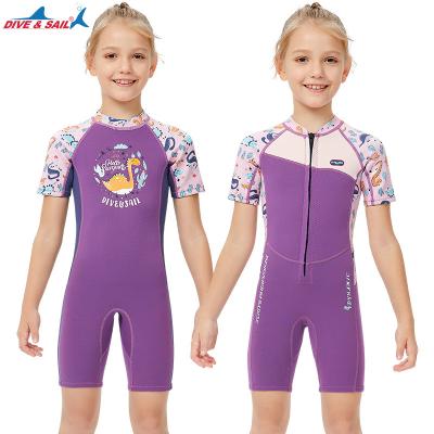 China New Kids Boy Child Swimwear Kids Swimwear Surfing Neoprene Wetsuit 2.5mm Girl Skin-Friendly Swimwear for sale