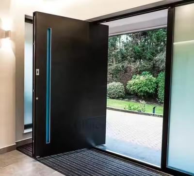 China Internal Aluminum Pivot Door with Clear Glass The Perfect Combination of Style and Function for sale