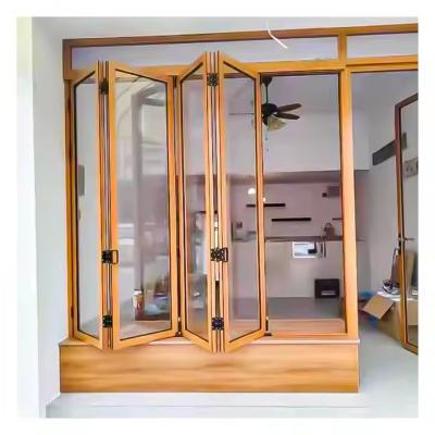 China Thermal Insulation Foldable Aluminium Window for Soundproof and Good Sound Insulation for sale