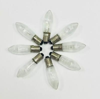 China Christmas Decoration Lights E10 LED Bulb 0.2W 12V-55V C6 Christmas Bridge Window Decoration Glass Indoor Outdoor Decorative Lamp for sale