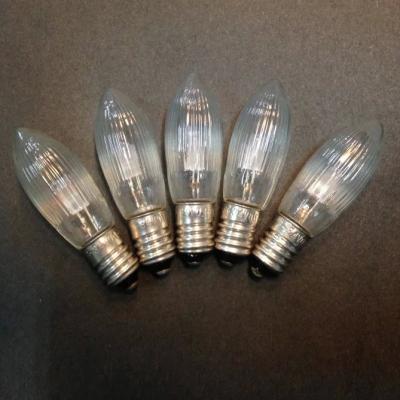 China Available Christmas Decoration Lights E10 LED Bulb LED Bridge Bubble Lights C6 E10 Christmas Candle Bulb Lamp for sale