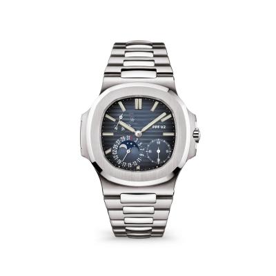 China Auto Date swiss watch Real Power Reserve SUPER CLON watch Patekk Philippee - NAUTILUSS 5712 Cal.240 The King of Steel Mechanical watch for sale