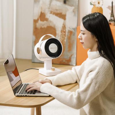 China Hotel 1000 Speed Adjustment Mini Fan Heater Electric Heating Fan for sale