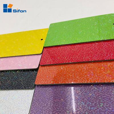 China AULAND ACP Modern Aluminum Composite Panel Glossy Kitchen Door in Dubai for sale