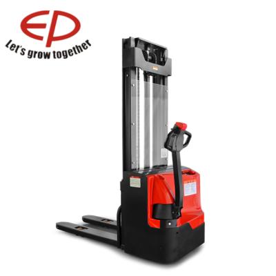 China Silver Hangzhou PE Walkie Stacker 1.0t-1.6t Electric Saving AC Powered for sale
