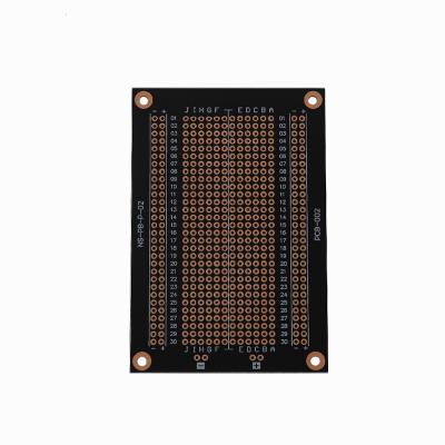 China Prototyping van de overbelastingsbescherming PCB schepen Broodplank van 94 * 64mm de Zwarte Fr-4 PCB in Te koop